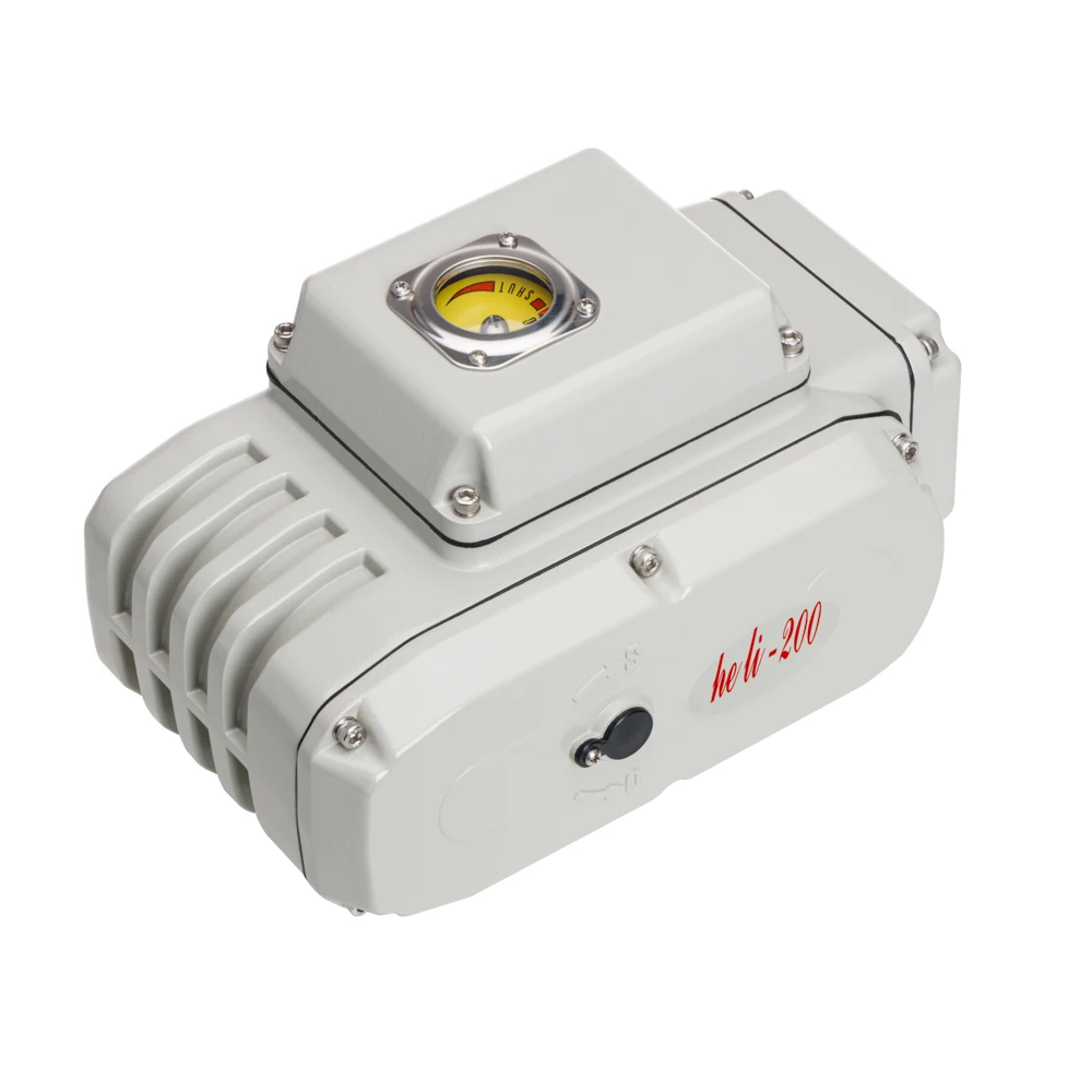 2000NM HL-200 90 degree rotary electric actuator ac 220v on off type 100s 2000NM. 100W IP67 IP68 as optional