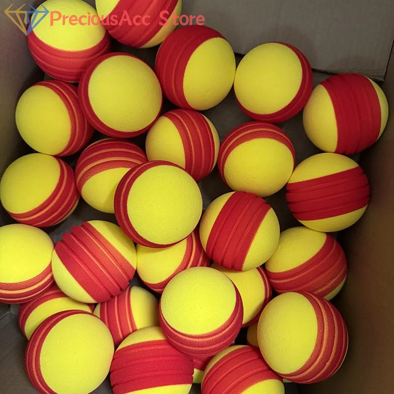 #.Bounce Soft Safe Indoor Training 3.5Inch Diameter PU Foam Tennis Ball TYPTI Ball Low-impact Racket Sports Tennis Training Aids