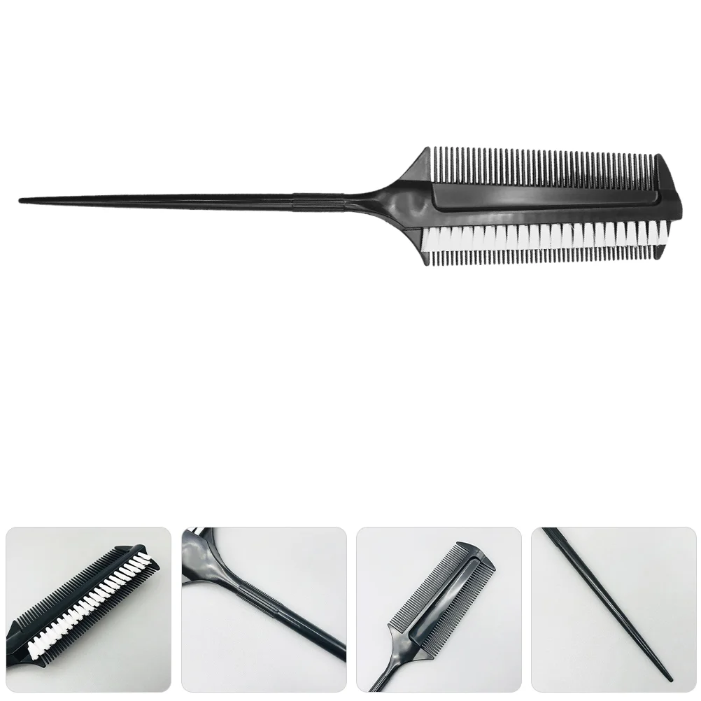 

4 Pcs Short-haired Oil Comb Parting Hairdressing Tool Highlight Brush for Highlighting