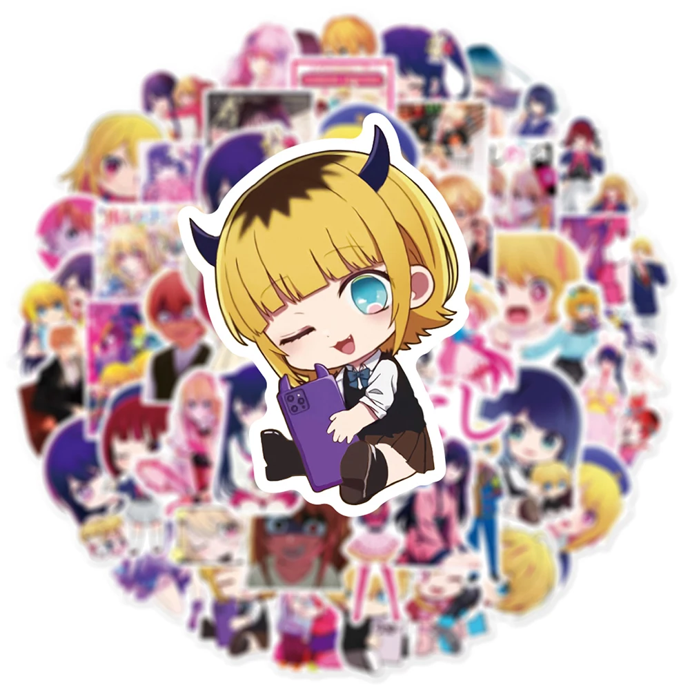 10/30/50/100pcs Anime OSHI NO KO Stickers Cute Hoshino Ai Cartoon Sticker DIY Phone Diary Luggage Kawaii Girls Decals Decorarion