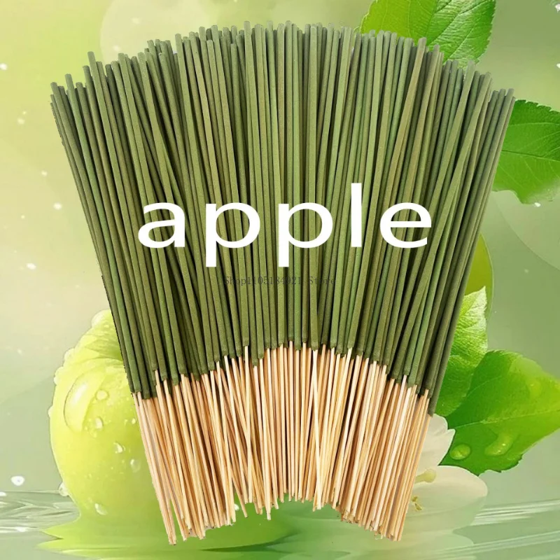 22cm Apple Cinnamon Incense Stick Household Inside Offering Worship Buddha Soothes Soul Removes Odors Purifies Air Joss Stick