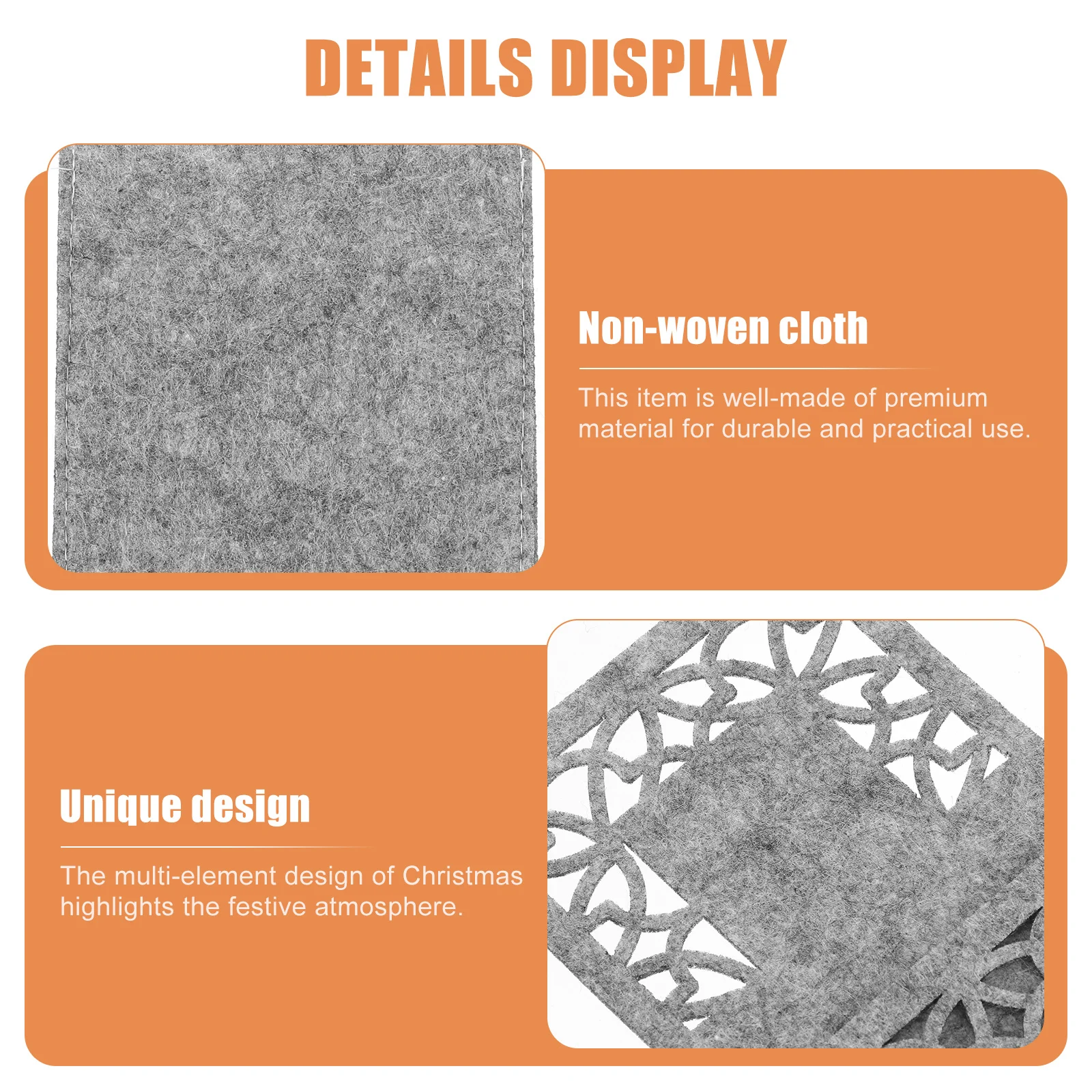 

4pcs Cutlery Covers For Utensils Decorative Storage Bags Christmas Tableware Pouch Holiday Dinner Party Supplies Xmas Cutlery