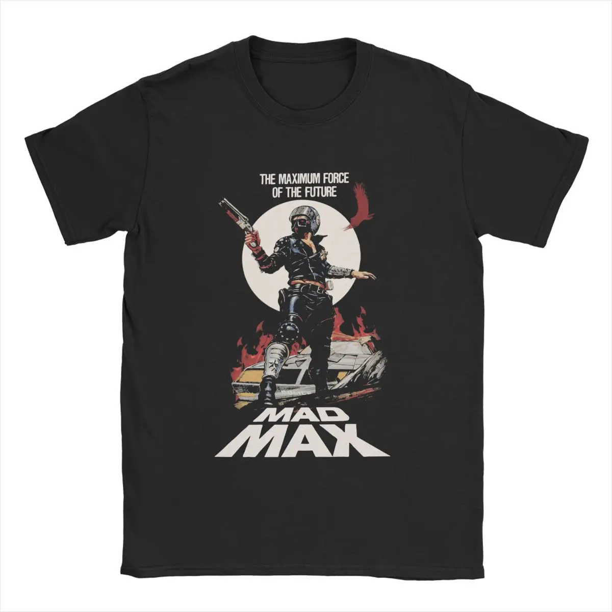 Mad Max Rockatansky George Miller T Shirts Men's Pure Cotton Vintage T-Shirt Crewneck Tee Shirt Short Sleeve Tops Printing