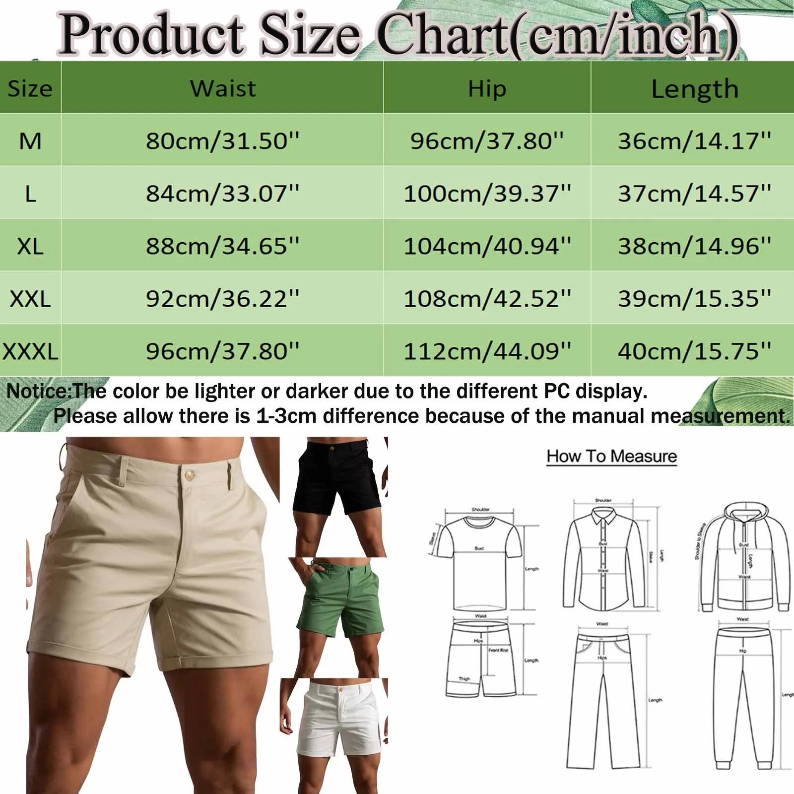 Cotton White  Shorts Thin Button Trunks Summer Solid Color Fashion Men\'S Shorts Vacation Holiday Outfits Pantalones Cortos New