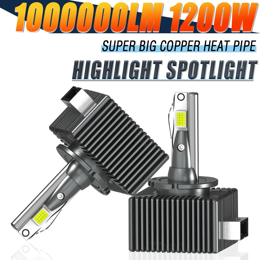 

D1S D2S D3S D4S Светодиодная лампа CANBUS для фар автомобиля Замена ксеноновых фар D8S Turbo Автоматические фары Прожекторы высокой мощности Лампа 12 В