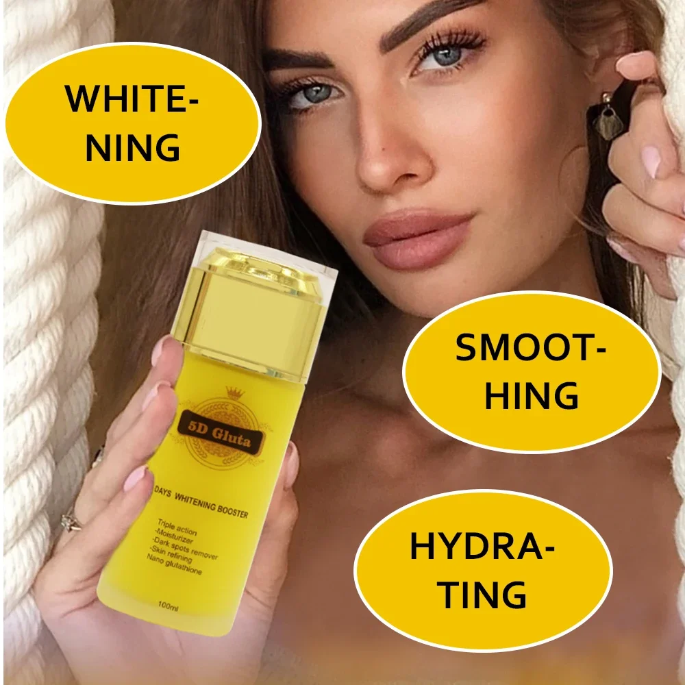 5 Days Whitening Serum Dark Spot Remover and Brightening Skin Tone Face Serum With Glutathione & Vitamin C