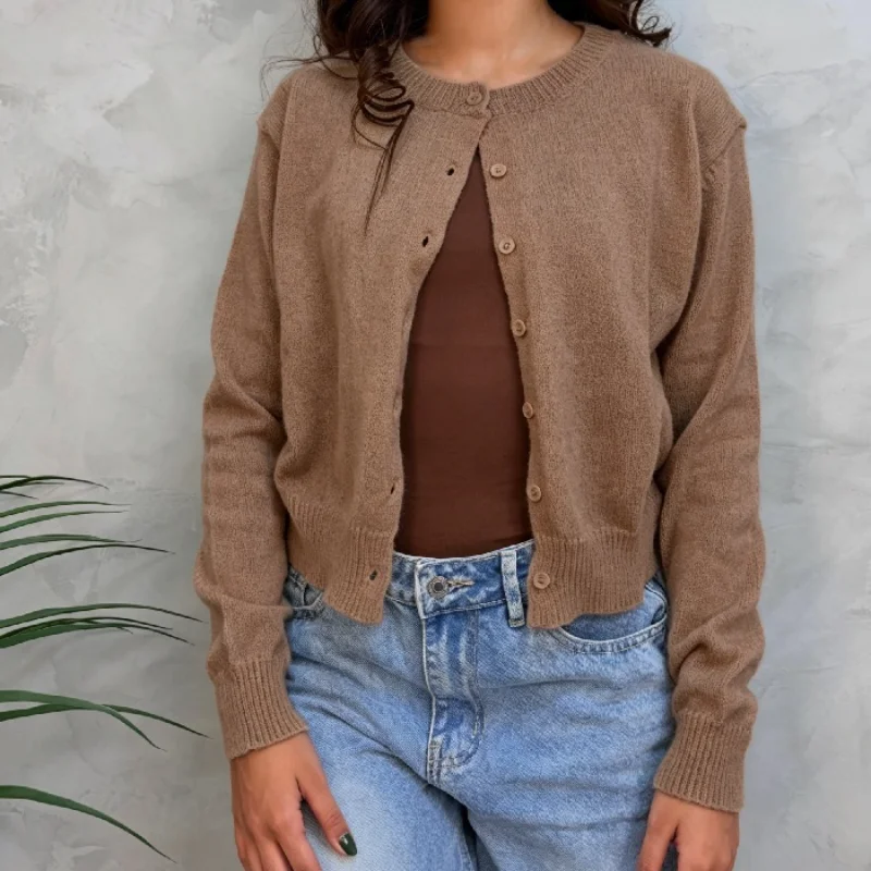 Thumbnail 2 - #22 Trending Womens Cropped Knit Sweaters Right Now