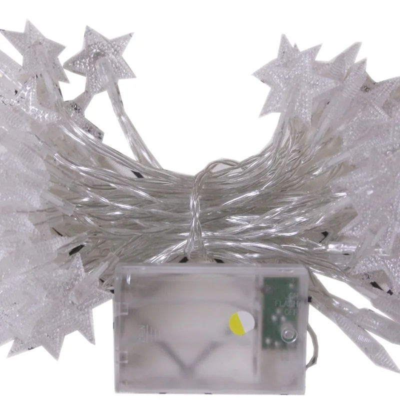 Lights LED String Lights Five-Pointed  Room Decoration Lights USB Battery Box Indoor Colorful