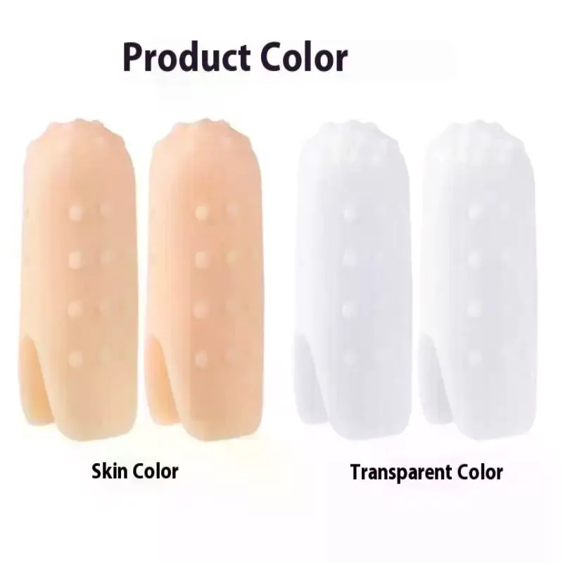 

1Pair Foot Care Finger Toe Cap With Hole Protector Cover Thumb Sleeve Corn Blisters Pain Relief Toe Tube Bunion Correction