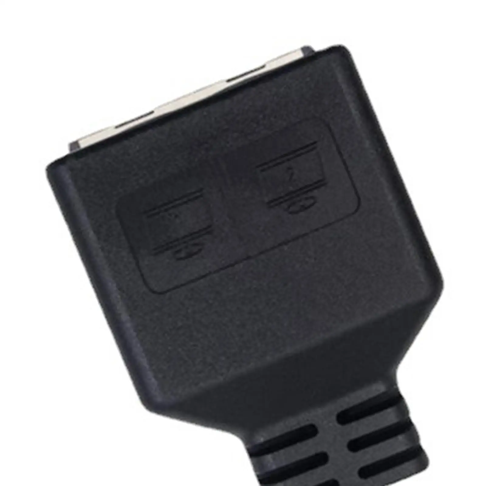 Lan Ethernet Socket Connector Adapter 1 Male to 2 Female Splitter for High Speed DSL Cable Modem and Network Devices