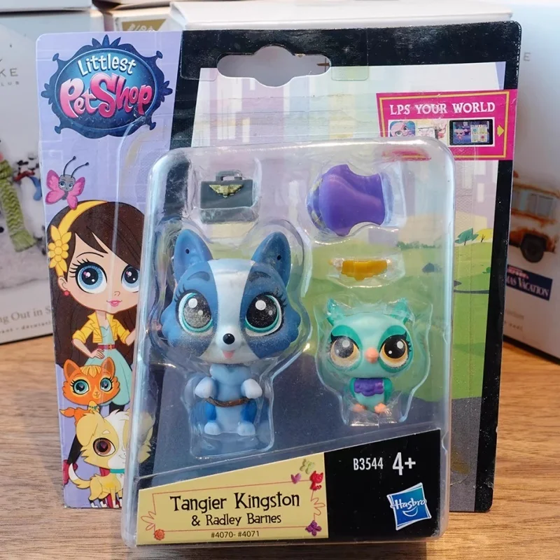 Hot Original Hasbro Littlest Pet Shop Action Figures Cute Cartoon Animal Model Toys Big Eyed Pet Doll Children Collectible Toys