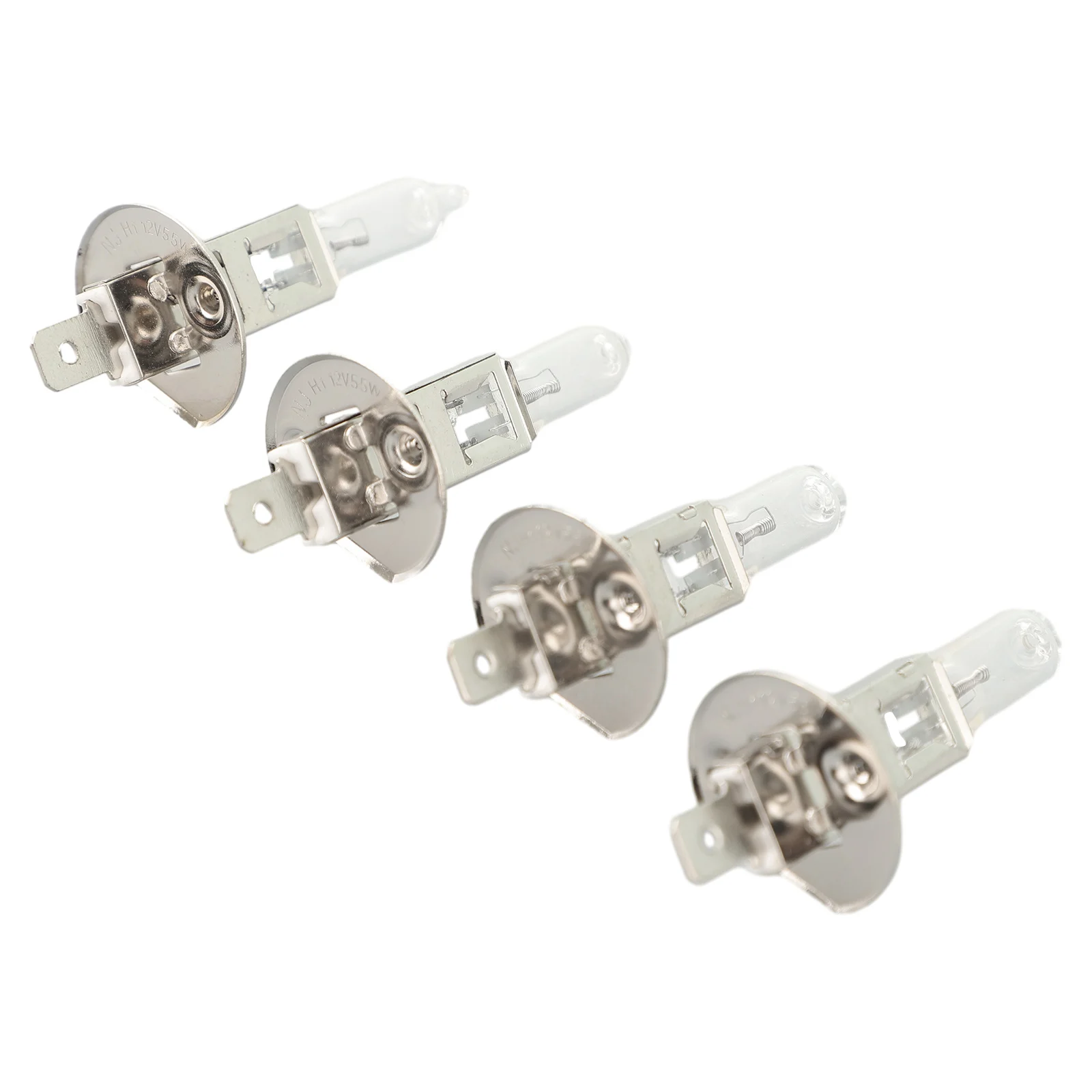 None Headlights Car Accessories Aluminum Alloy H1 White Lamp High/Low Beam 12V 6000K Bulb 55W 2000LM None Headlights