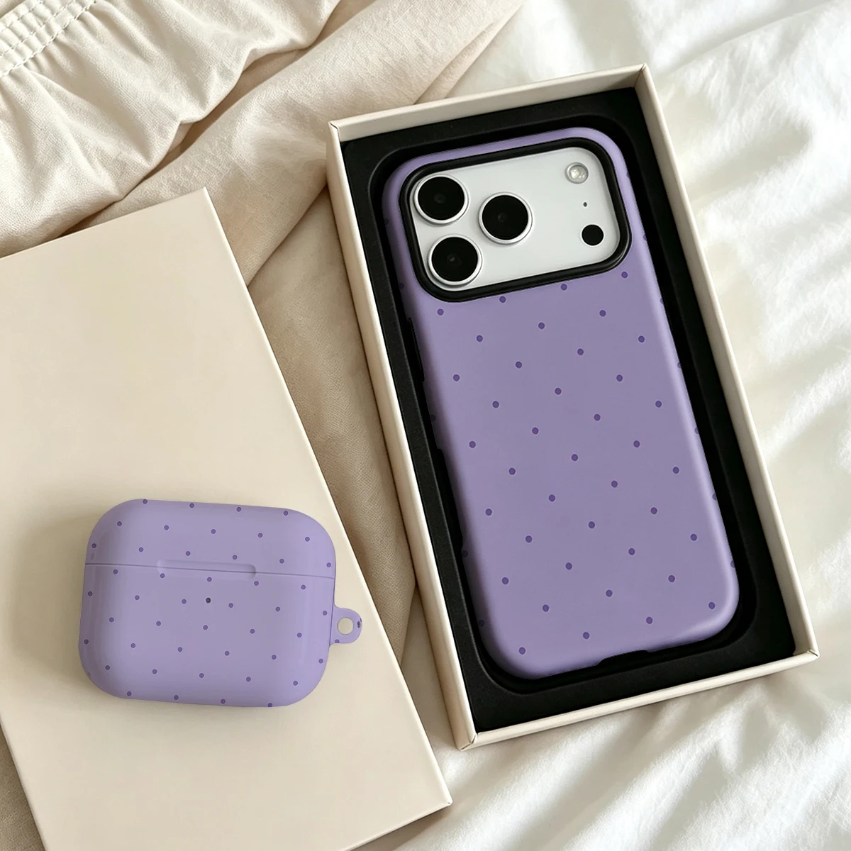 2 in 1 Pink Purple Stripes For - Airpod Case Cover ulasan dan harga