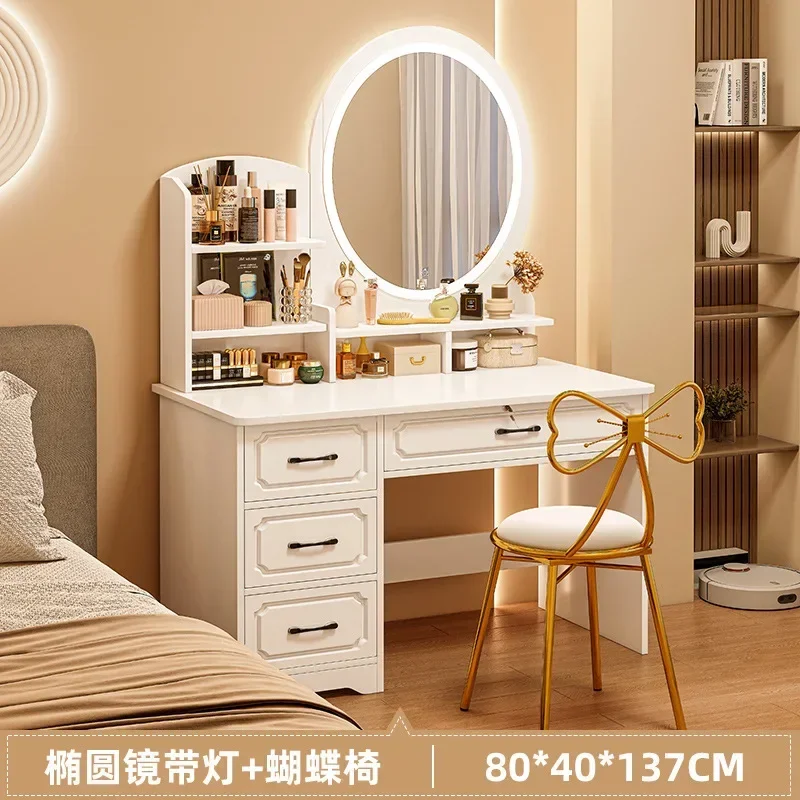 Penteadeira Makeup Table Drawer Cabinets Box Toiletries Mirrors Dressing Lacquer Table Living Room Dressing Bedroom Furniture