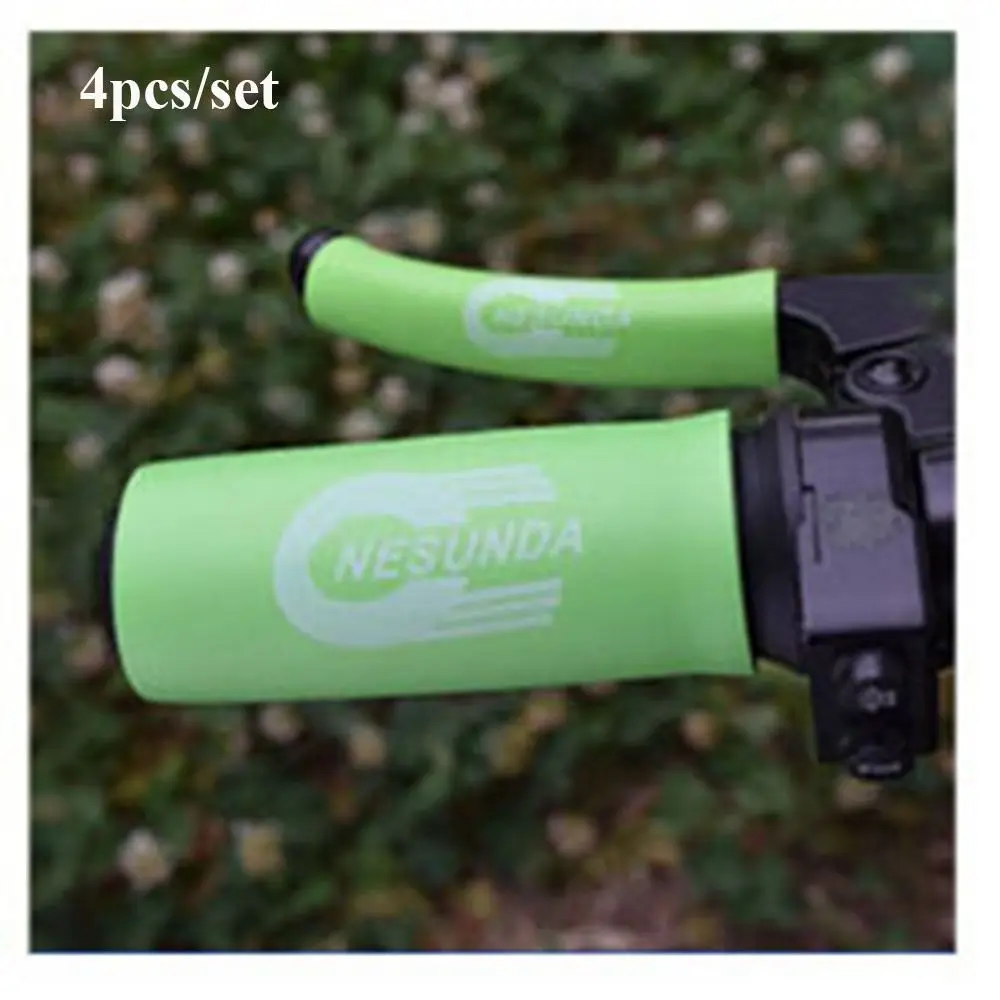 4pcs/set High Quality 5 Colors Electric Bike Gloves Sponge Horn Cover Anti-slip Handle Gloves Motorcycle Accessories