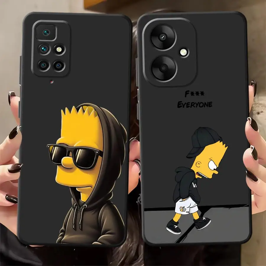 

Крутой чехол с изображением Симпсонов для Xiaomi Redmi A1 A2 Plus K40 K80 Pro 12C 14C A4 A5 13C 10 A3 9, чехол для телефона