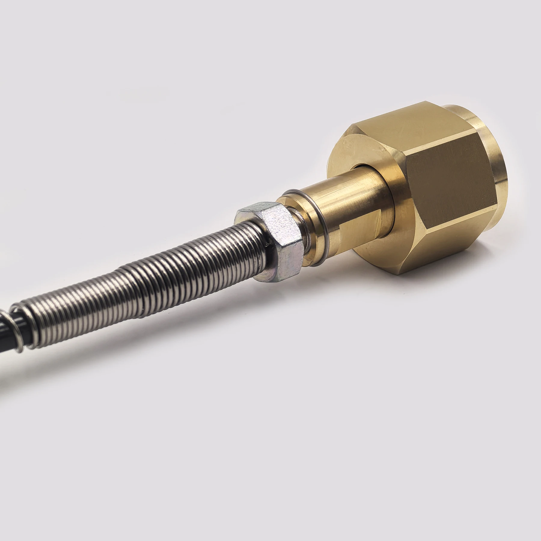CO2 Fill Refill Station Charging Adapter Filling Adapter with 40inches/1metre Spring Cover Hose Connector W21.8, CGA320, G3/4