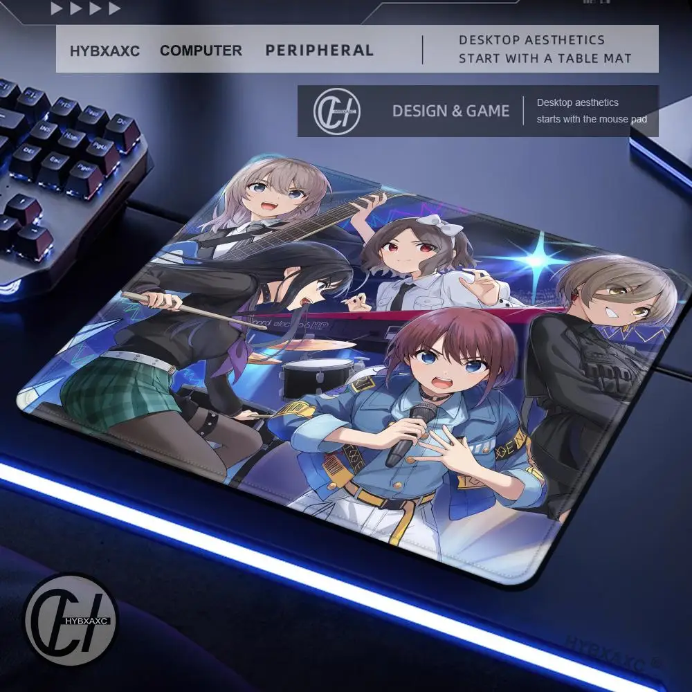 

45x40 Mouse Pad Nina Momoka Subaru Tomo Gamer Keyboard Pad Kawaii Desk Mat Japanese Anime Girls Band Cry Rubber Gaming Mousepad