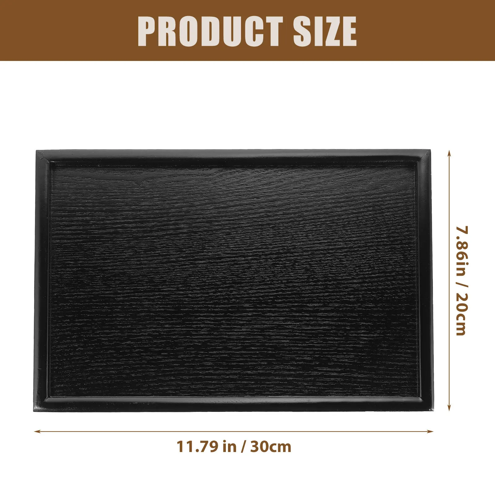 Solid Wood Storage Tray Premium Craftsmanship Smooth Surface Home Food Serving Plate Multipurpose Snack Bread Dessert Holder