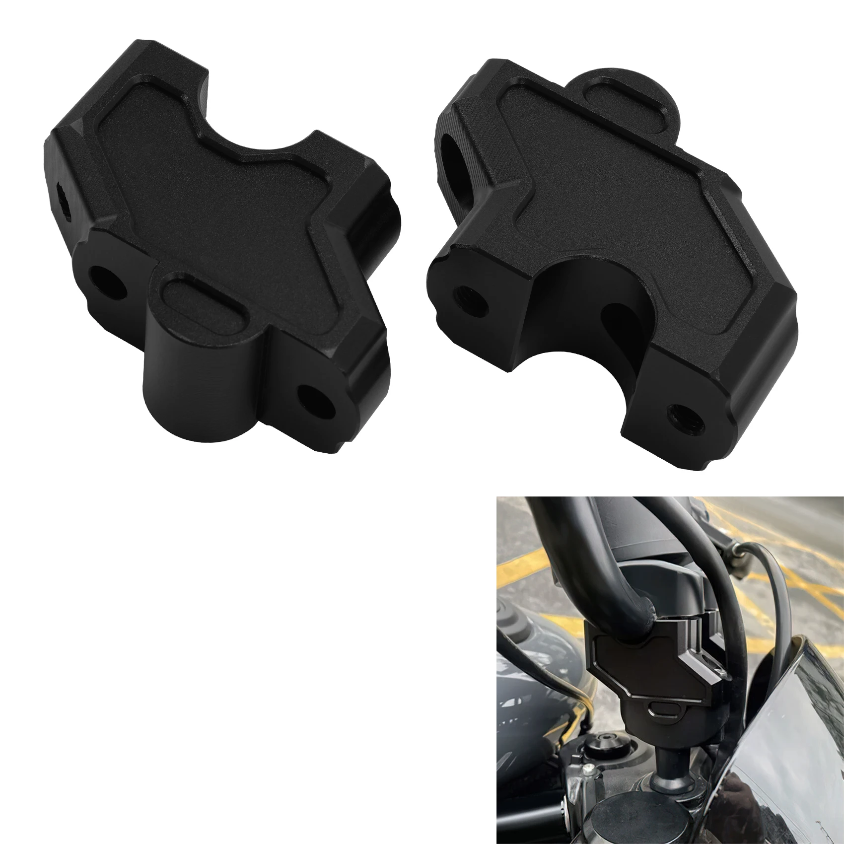 

Handlebar Heightening Risers Clamp Fit For Harley Nightster 975 RH975 2022-2023 Motorcycle