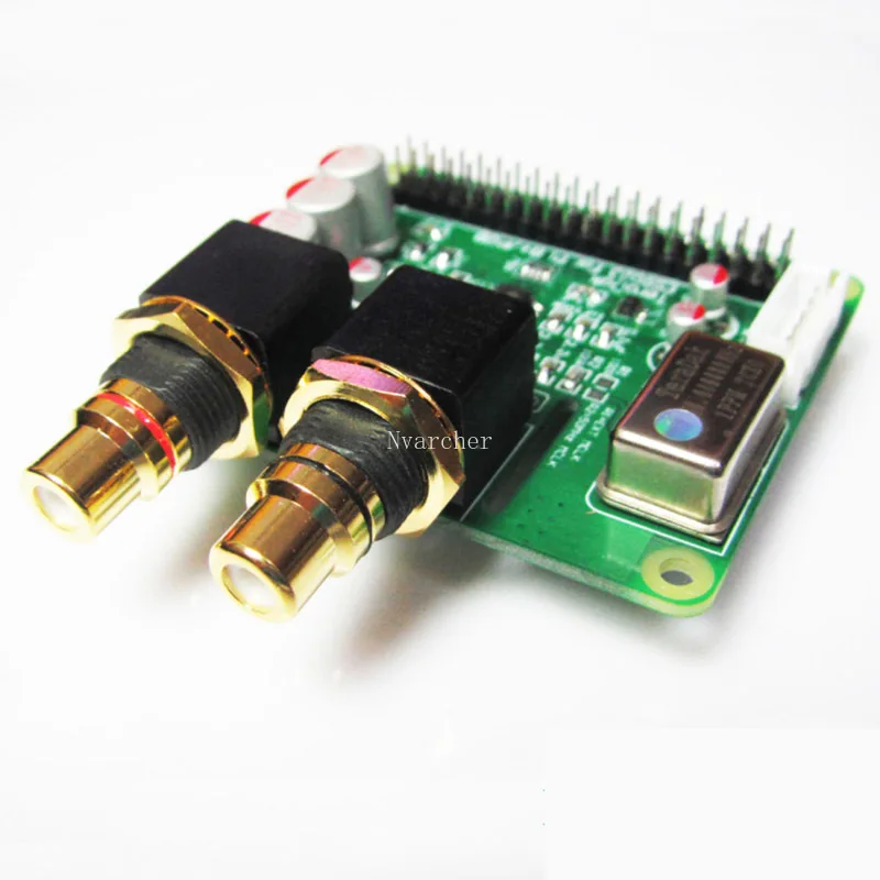 Nvarcher ES9023 papan ekspansi I2S HiFi DAC Digital Audio kartu suara Encoder Decode untuk Raspberry Pi 2B 3B 3B + 4B