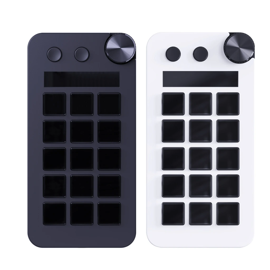 

1 шт., мини-визуальные клавиатуры StreamDeck, 15 клавиш, ЖК-кнопка StreamDeck, контроллер для создания живого содержания, митная кнопка для Win