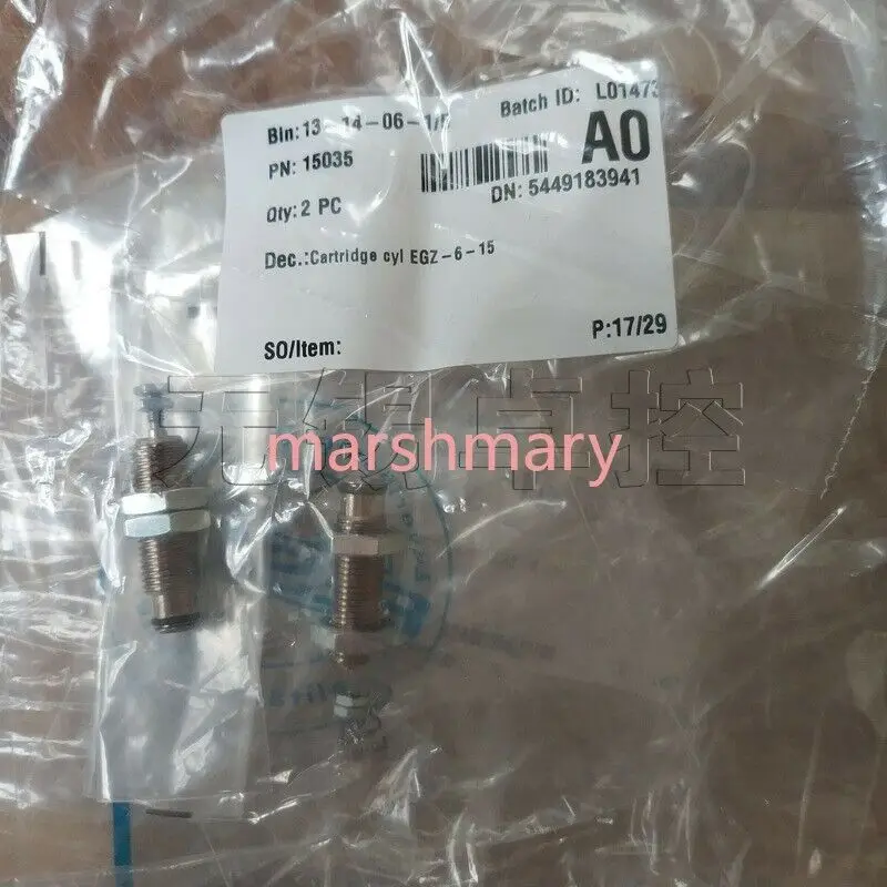 

1PC New FESTO EGZ-6-15 15035 Cartridge Cylinder Threaded Cylinder