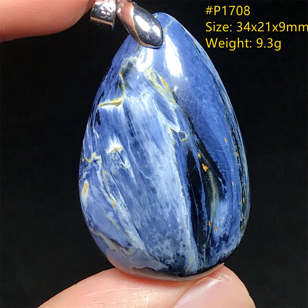 Top Natural Pietersite Stone Pendant Jewelry For Women Men Gift Red Yellow Crystal Beads Silver Namibia Energy Gemstone AAAAA