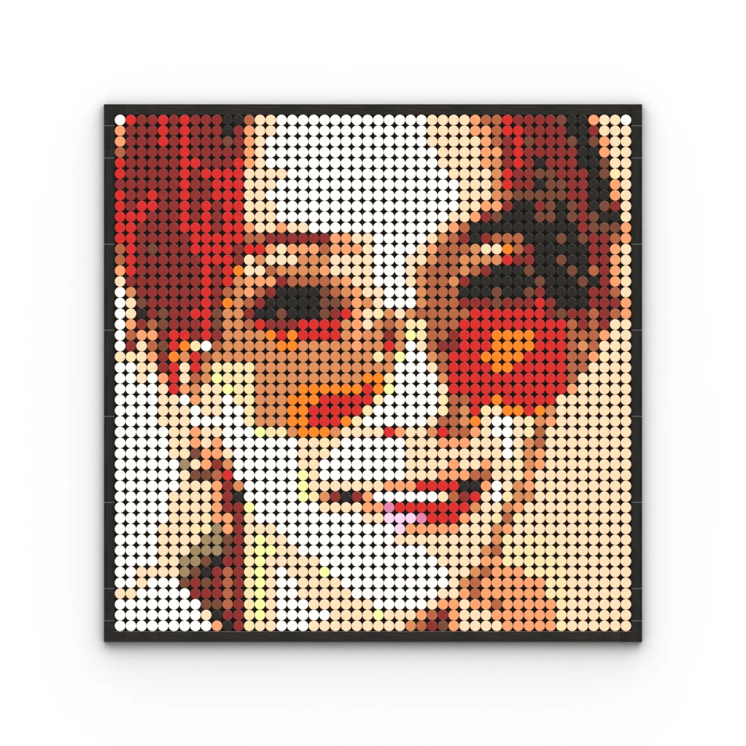DIY Pixel Art Mosaic Building Blocks Pop Star Portrait Wall Decor Compatible with Major Brands Unique Gift Concert Goers Music