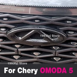 For Chery OMODA 5 2022 2023 2024 Styling Plastic Rear Emblem Front Grille Badge High-end Decals Auto Exterior Decoration