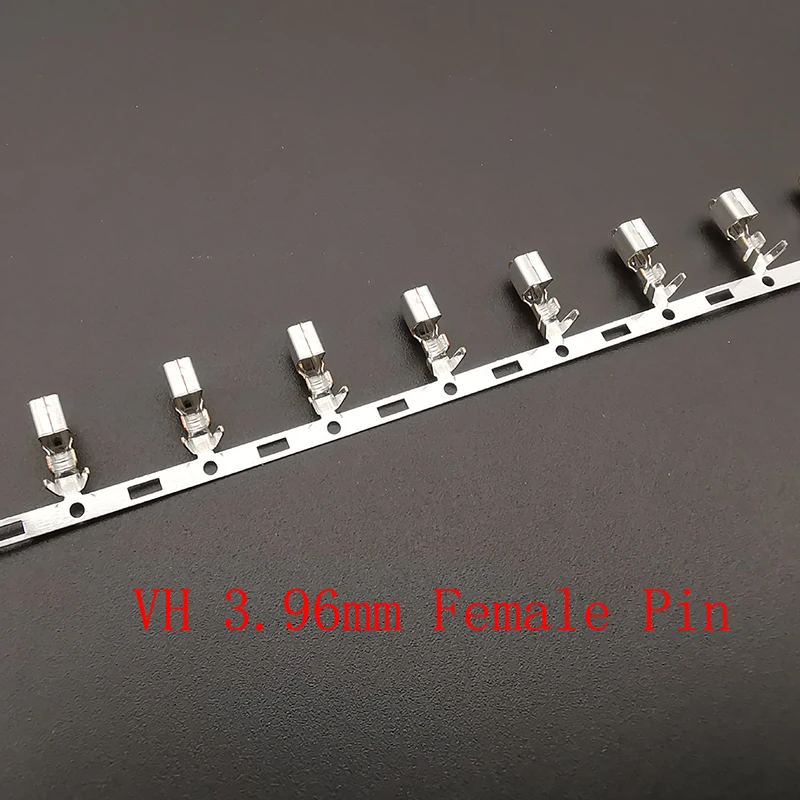 100Pcs VH 3.96mm Crimping Terminal Pin Contact Female Pins for JST VH 3.96mm Pitch Female Socket Housing Connector