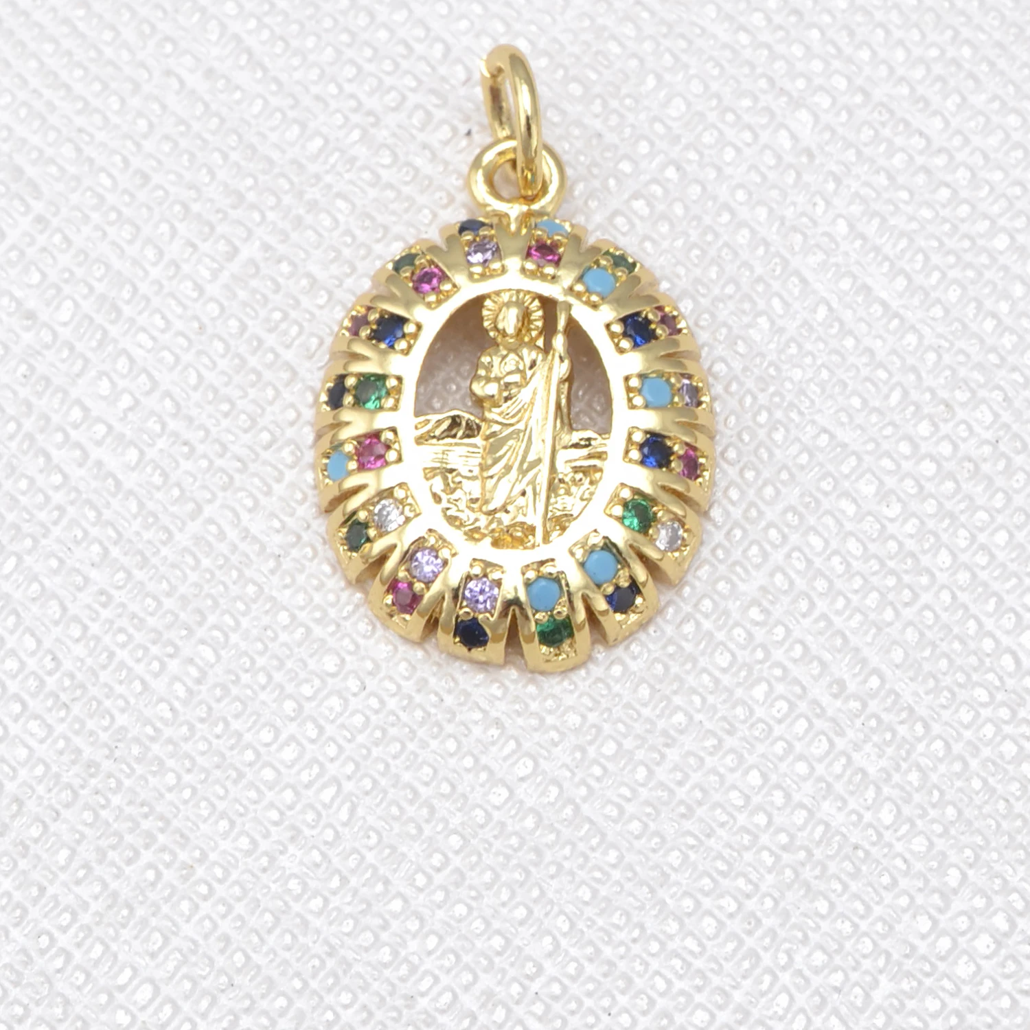 Sacred Jesus Virgin Mary Religious Charms DIY Jewelry Making Materials for Necklace Earrings Pendant Fittings Accessory 6 Pieces