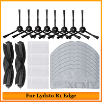 Fiit  For Lydsto R1 Edge Miwhole M9 Lite Roidmi Eve Rook Robot Vacuum Cleaner Part Accessories Main Brush Hepa Filter Mop Cloth