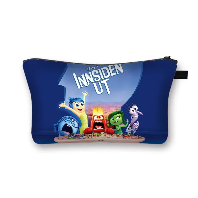 Neue Inside Out 2, Make-up-Tasche, Münzbörse, MINISO, Cartoon-Tasche, Mini-Kawaii-Kinderhandtasche, Geburtstagsgeschenke, Kosmetiktaschen, Anime