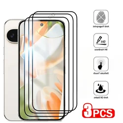 3PCS Tempered Glass for Google Pixel 9 Pro / 9pro XL / 8 Pro / 8a Screen Protector Protective 9H HD on Google Phones Pixel9 Pro