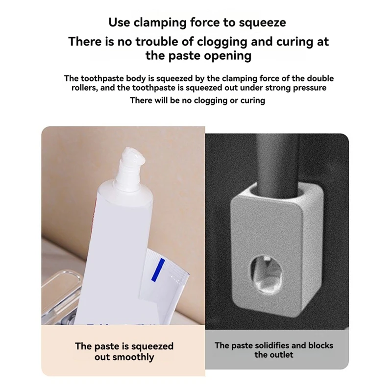 Intelligent Toothpaste Dispenser Electric Toothpaste Machine Household Wall-Mounted Lazy Automatic Squeezing Sensor