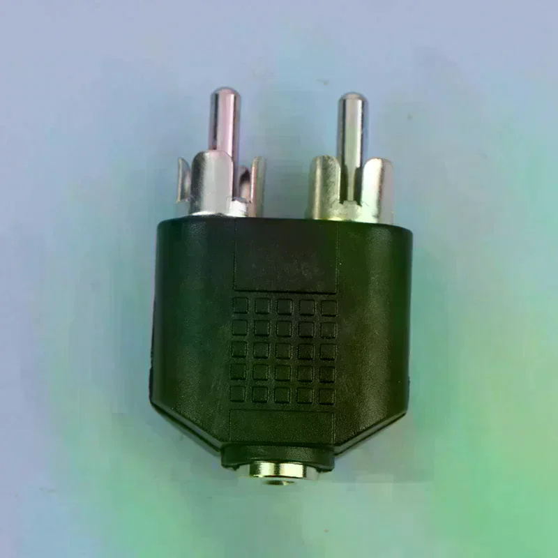 1pc 3.5mm Audio Stereo Jack Female To 2 RCA Male 3.5mm Male To 2RCA Female 3.5mm Female To 2RCA Female Connector Adapter Plug