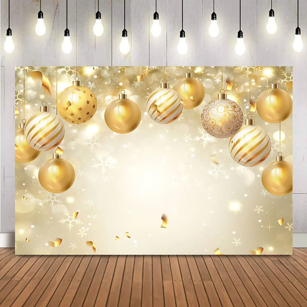 

Golden Ball Glitter Shining Dots Backdrop for Photography Adult Birthday Theme Party Decoration Photocall Banner