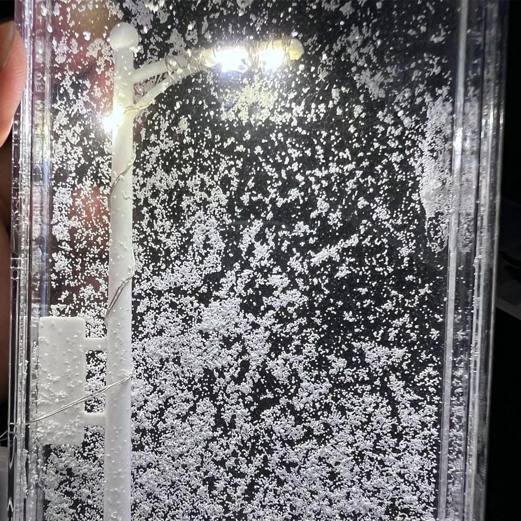 LED Snow Night Light Handmade DIY Decorative Light Children's Gift Festival Lighting Bedroom Girl Light Girl Gift