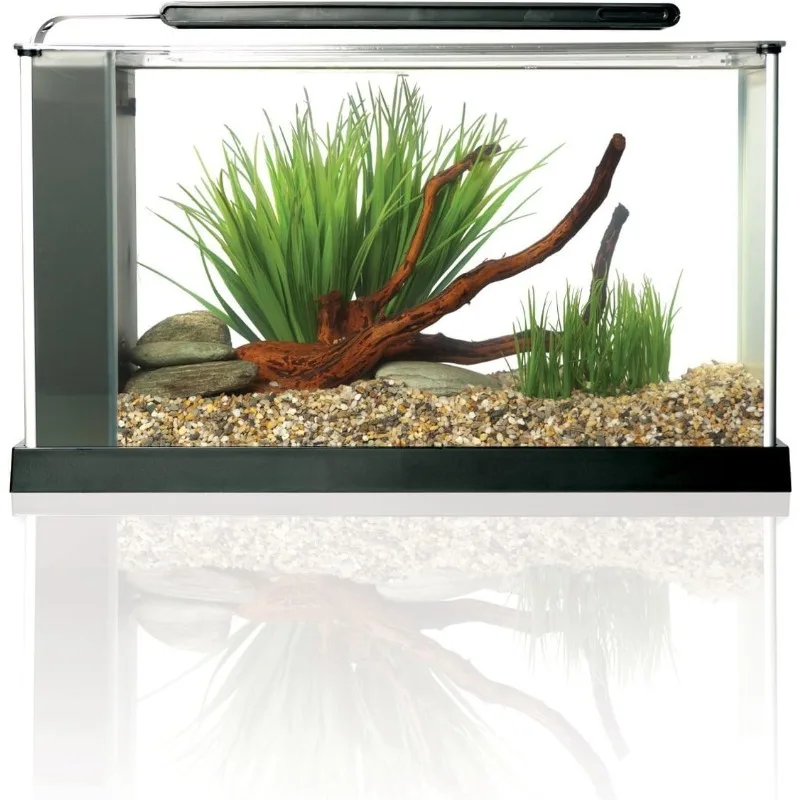 SPEC 水槽キット、LED照明と3段階ろ過システム付き水槽、5ガロン