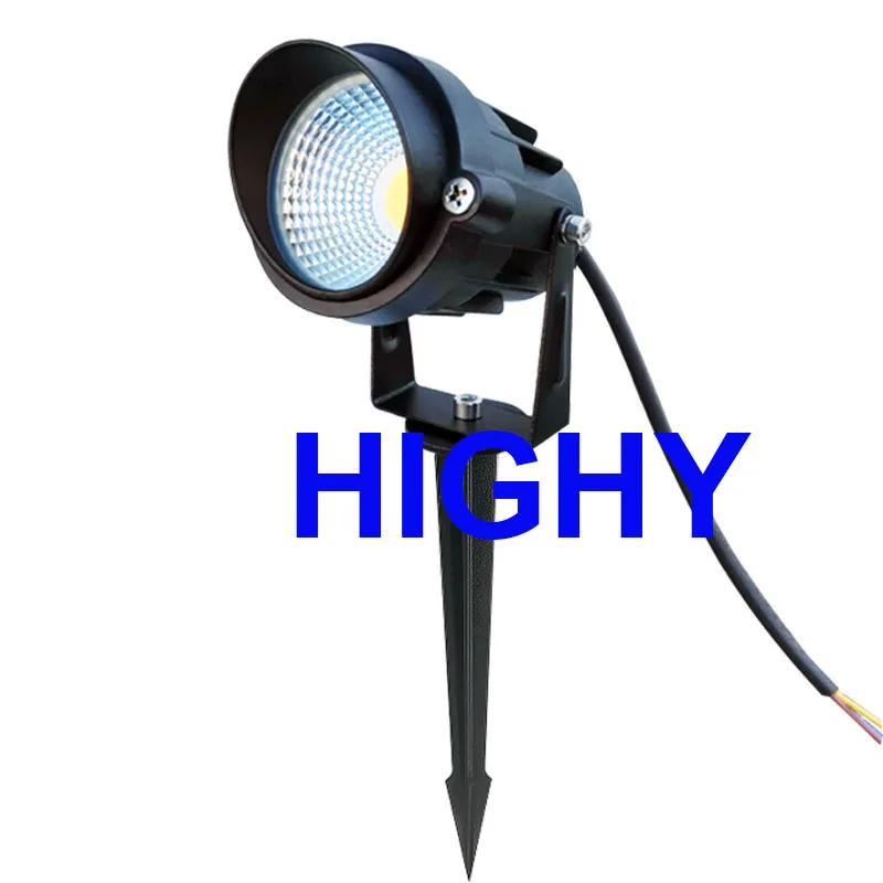 LED 정원 잔디 보도 지상 가로등, IP65 방수 정원 장식 안뜰 조명, 12V 220V LED 야외 조명