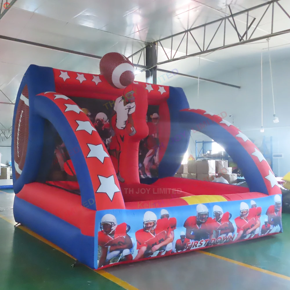 4x3m Commercial Rental Inflatable Down Carnival Game Blow Up Inflatable Basketball Toss Sport Game Toys