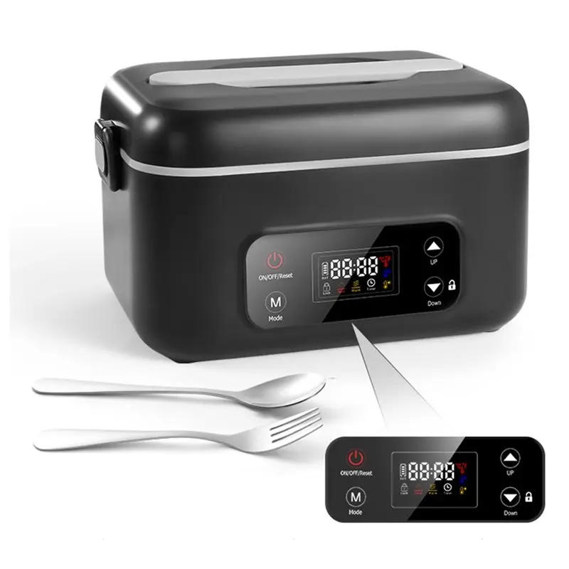 

Cordless Electric Lunch Box For Adults,Heated Lunch Box With 24000Mah Battery,5.5Cups Removable Container