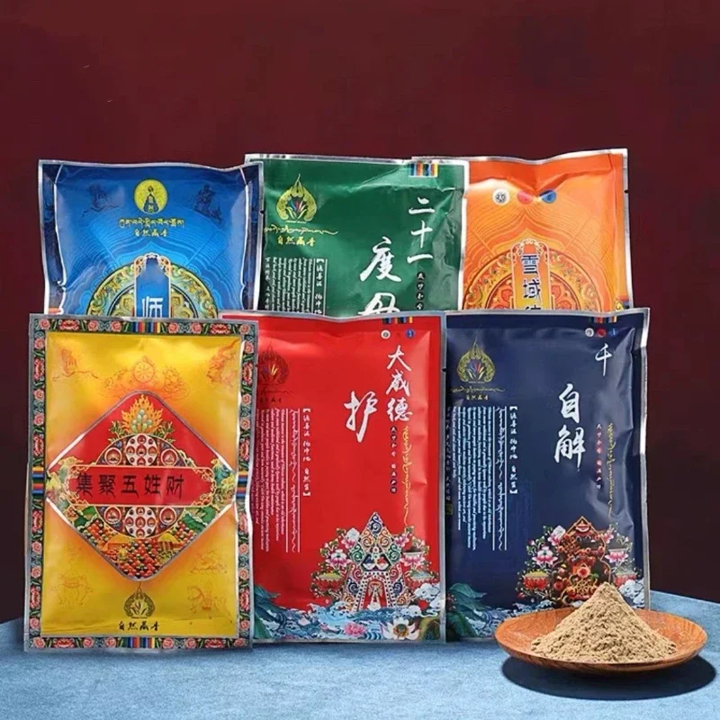 

Natural Incense Powder Home Indoor/Temple Buddhist Hall Purifying Soothing /Zen Meditation /Worship Buddha Smoke Supply Powder