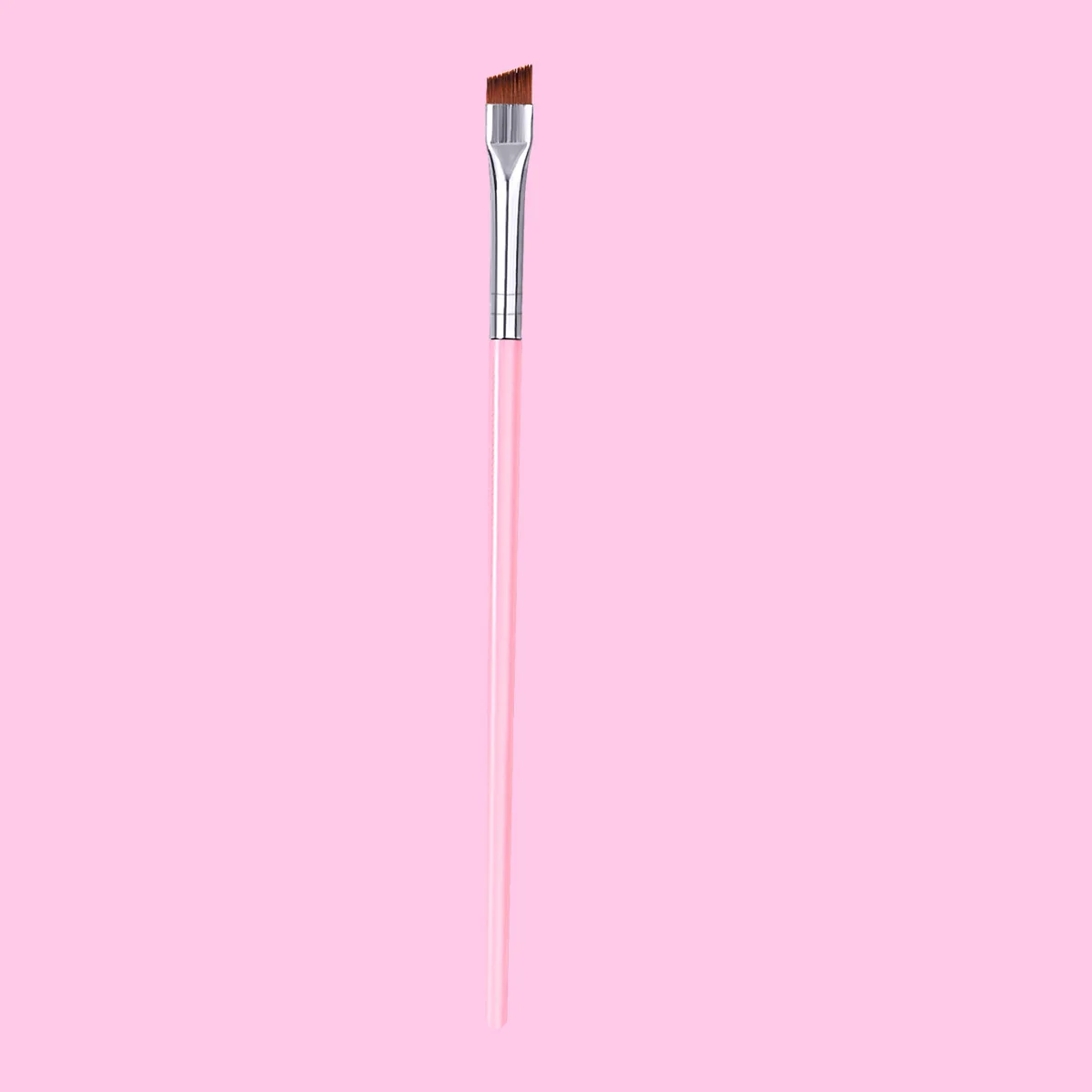 12 Stück ultradünne Eyeliner-Pinsel, multifunktionale schlanke Schlafaugenpinsel, flache Augenbrauenpinsel, schräge Augenbrauencreme-Pinsel, tragbar – Detail 5