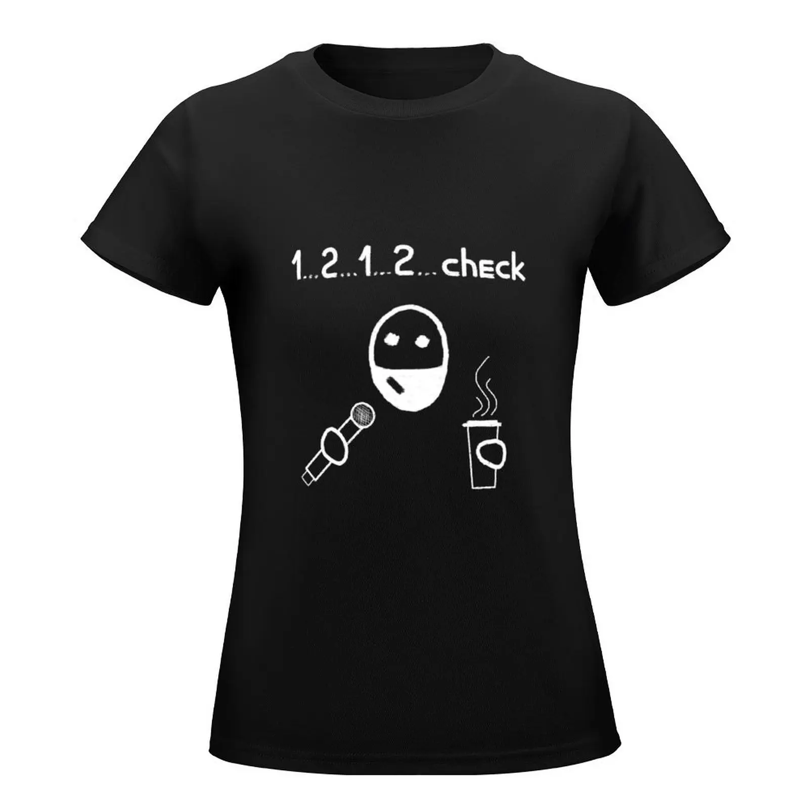 Soundcheck! Sound engineer humour. T-Shirt graphics Short sleeve tee anime clothes korean fashion t shirts for Women graphic