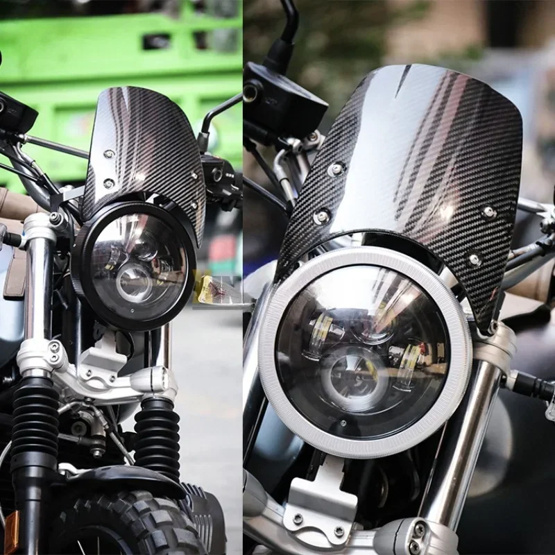 

Suitable for BMW R Nine T Latte Headlight Protective Ring Headlight Protective Cover Car, Motorcycle Accessories,1PCS