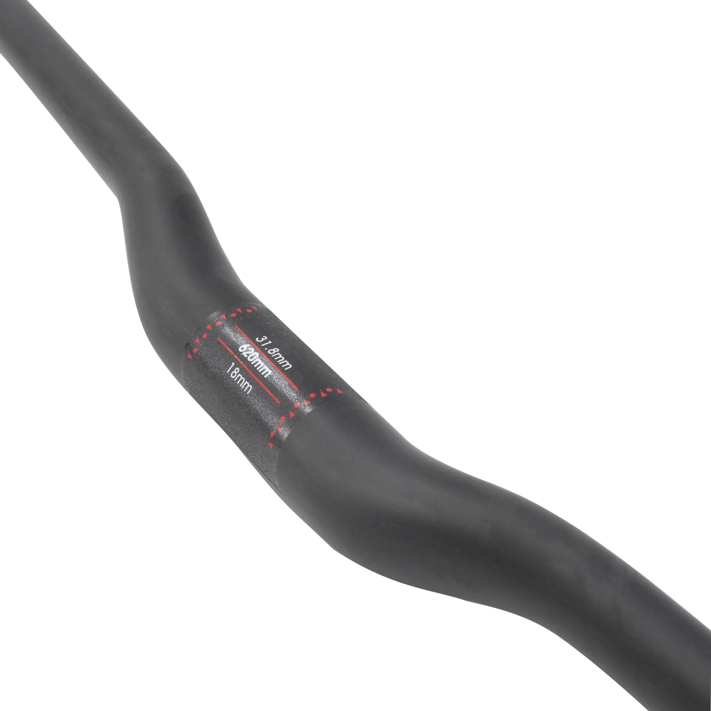 New Mountain bike matte UD full carbon handlebar rise carbon bicycle handlebars flat MTB bike high-strength parts 31.8*600-760mm