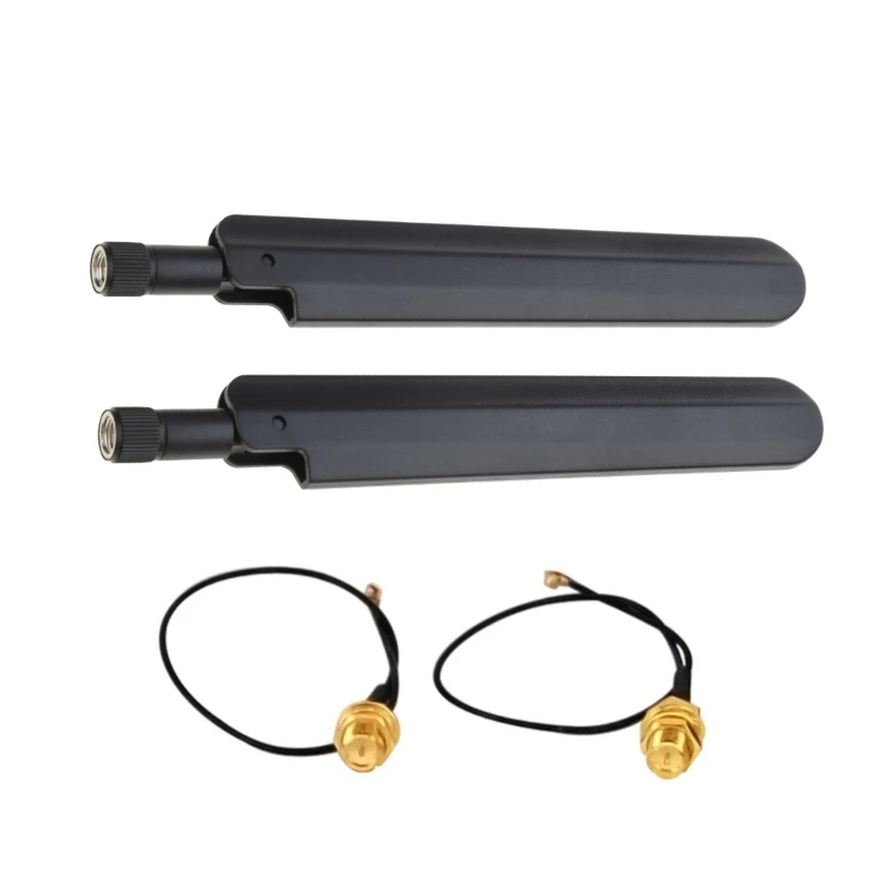 3dBi WiFi Antenne Antenne Wireless Router + 17cm PCI U.FL IPX zu RP Pigtail Kabel