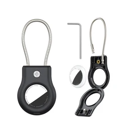 For Apple Airtags Holder Case Keychain Keys Ring Protective Cover For Air tag Dog Tracker Locator Device GPS For Airtag Case